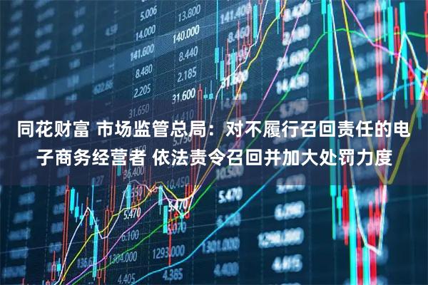 同花财富 市场监管总局：对不履行召回责任的电子商务经营者 依法责令召回并加大处罚力度